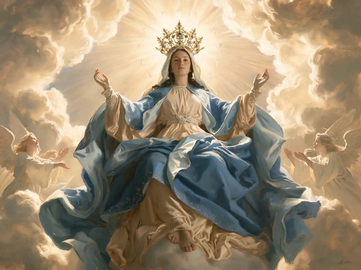 Mary Queen of Heaven - Heavenly Glory - Christian artwork collection