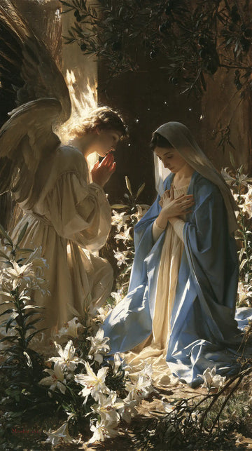 The Annunciation - The Annunciation in the Garden · Portrait n° 8