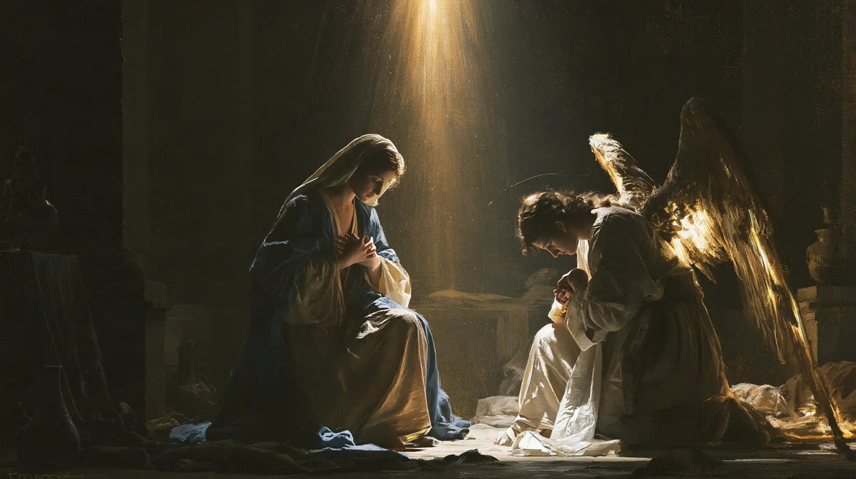 The Annunciation - Divine Light Descending upon Mary · Landscape n° 19