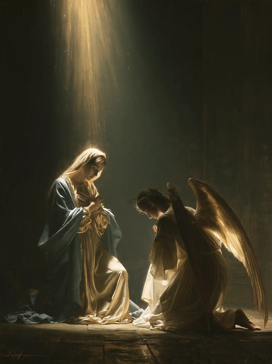 The Annunciation - Divine Light Descending upon Mary · Portrait n° 14