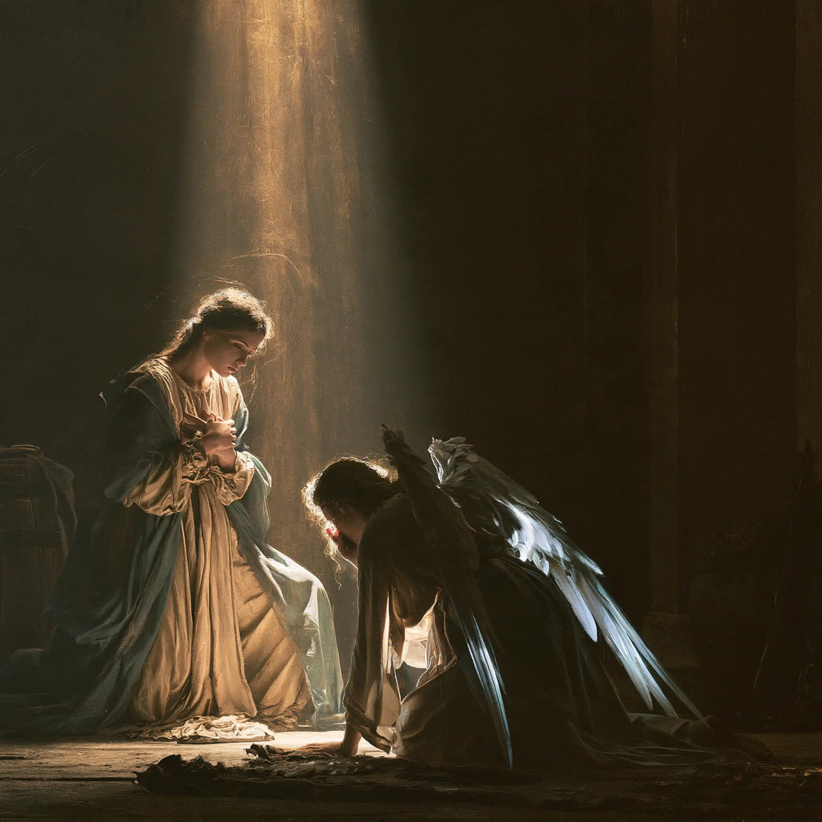 The Annunciation - Divine Light Descending upon Mary · Square n° 7