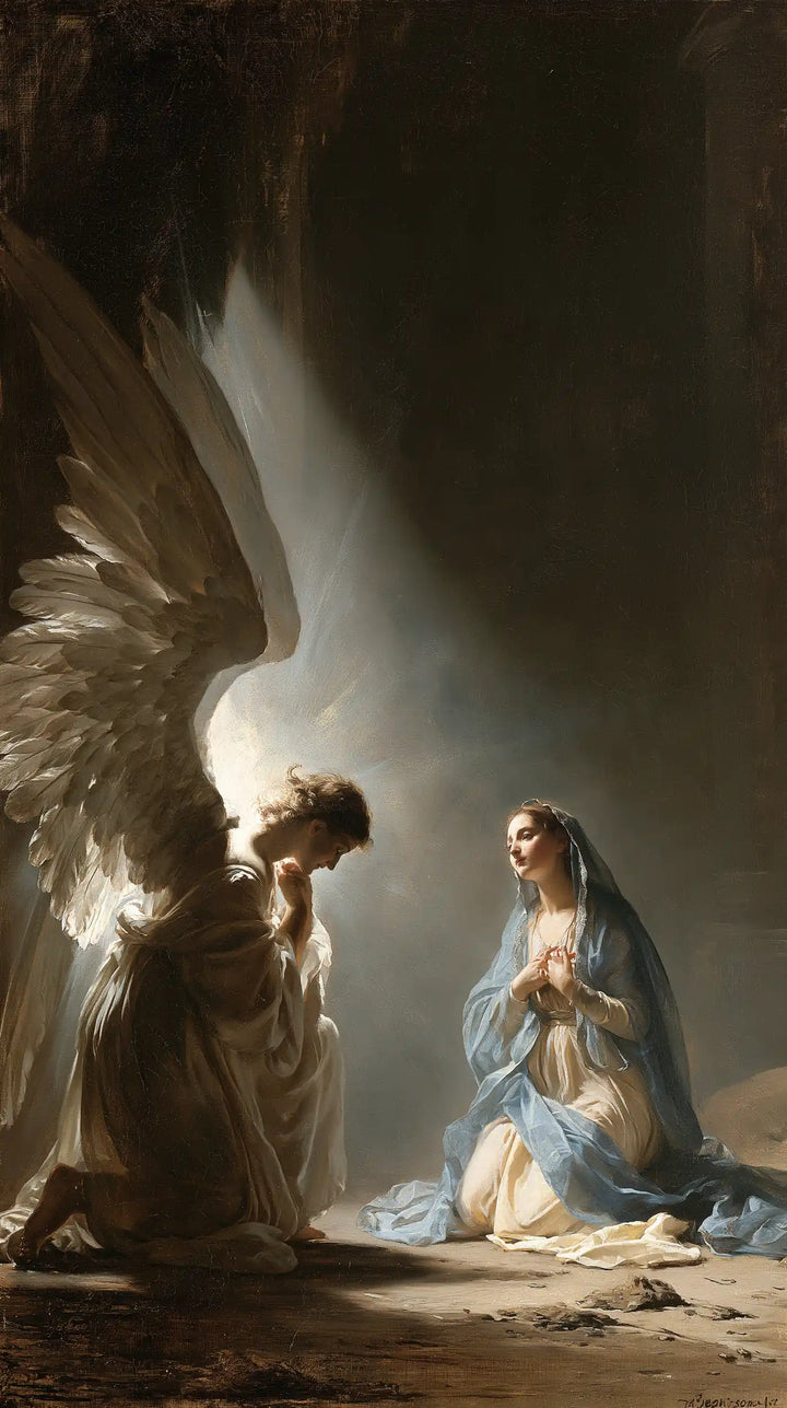 The Annunciation - Gabriel in Radiant Light · Portrait n° 6