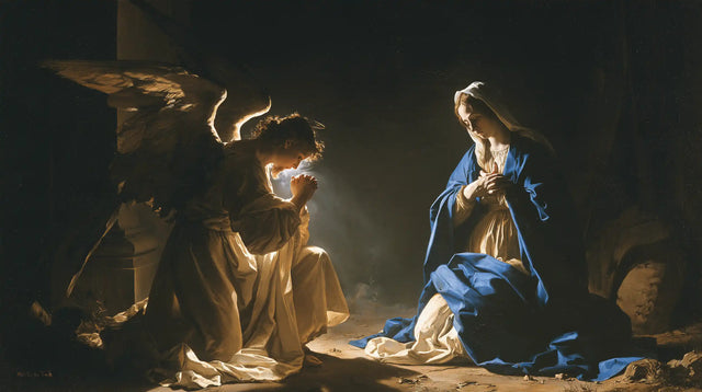 The Annunciation - Midnight Blue Chiaroscuro · Landscape n° 14