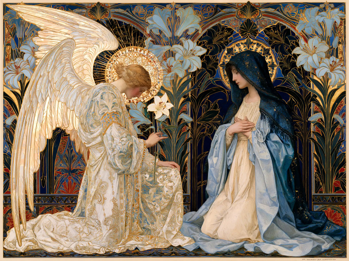 The Annunciation - Sacred Art Nouveau · Landscape n° 12