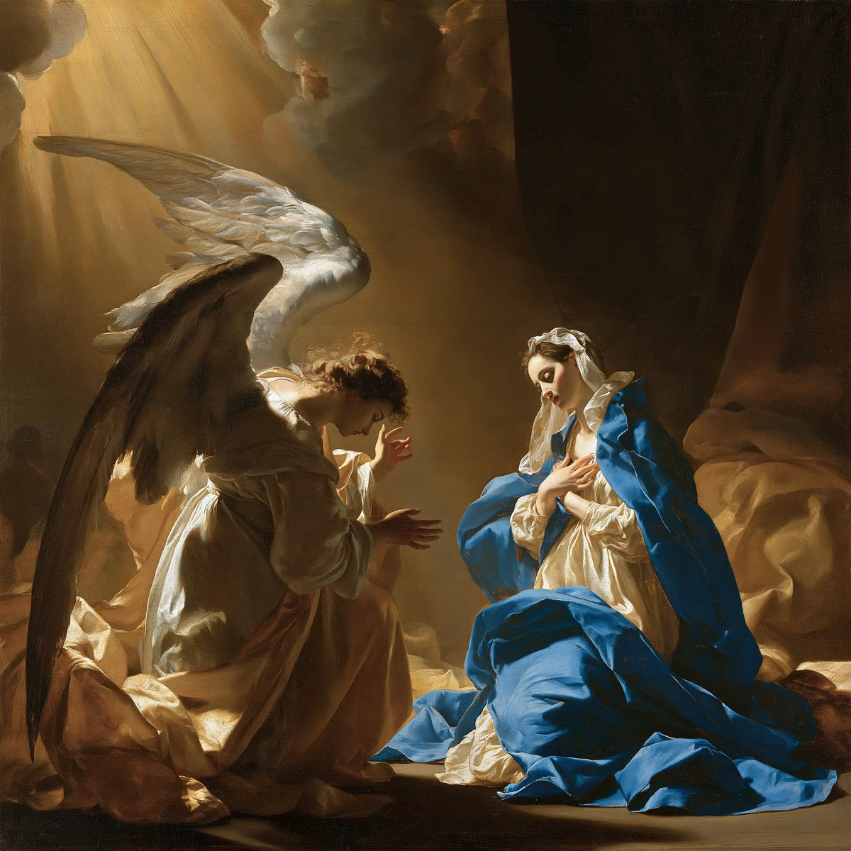 The Annunciation - Theatrical Baroque · Square n° 7