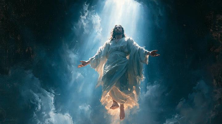 The Ascension of Jesus Christ - Midnight Blue Chiaroscuro · Landscape n° 10