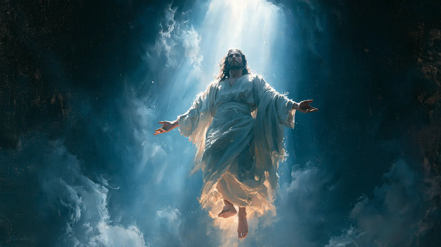 The Ascension of Jesus Christ - Midnight Blue Chiaroscuro · Landscape n° 10