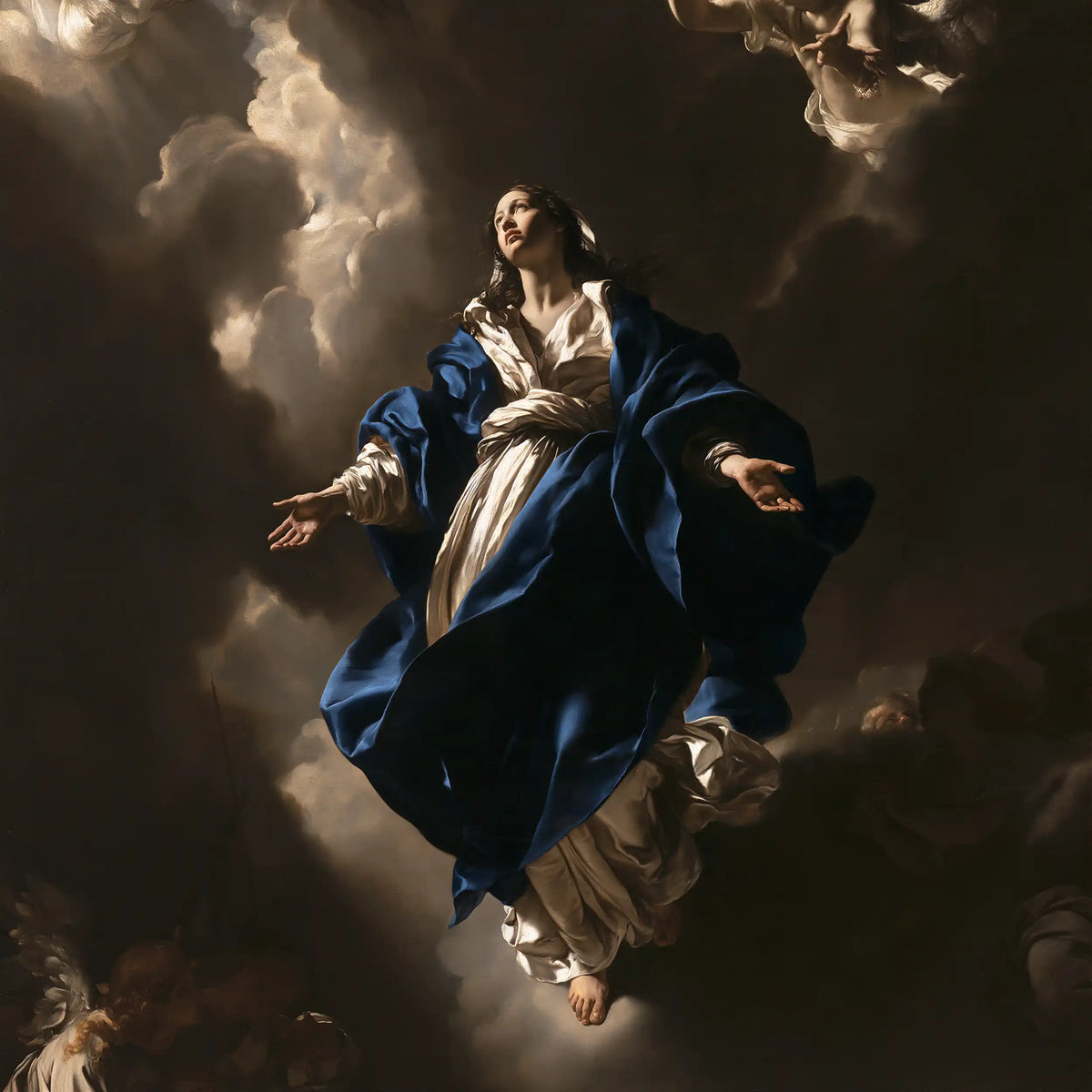 The Assumption of Mary — Gentleness in the Soot-Dark Sky