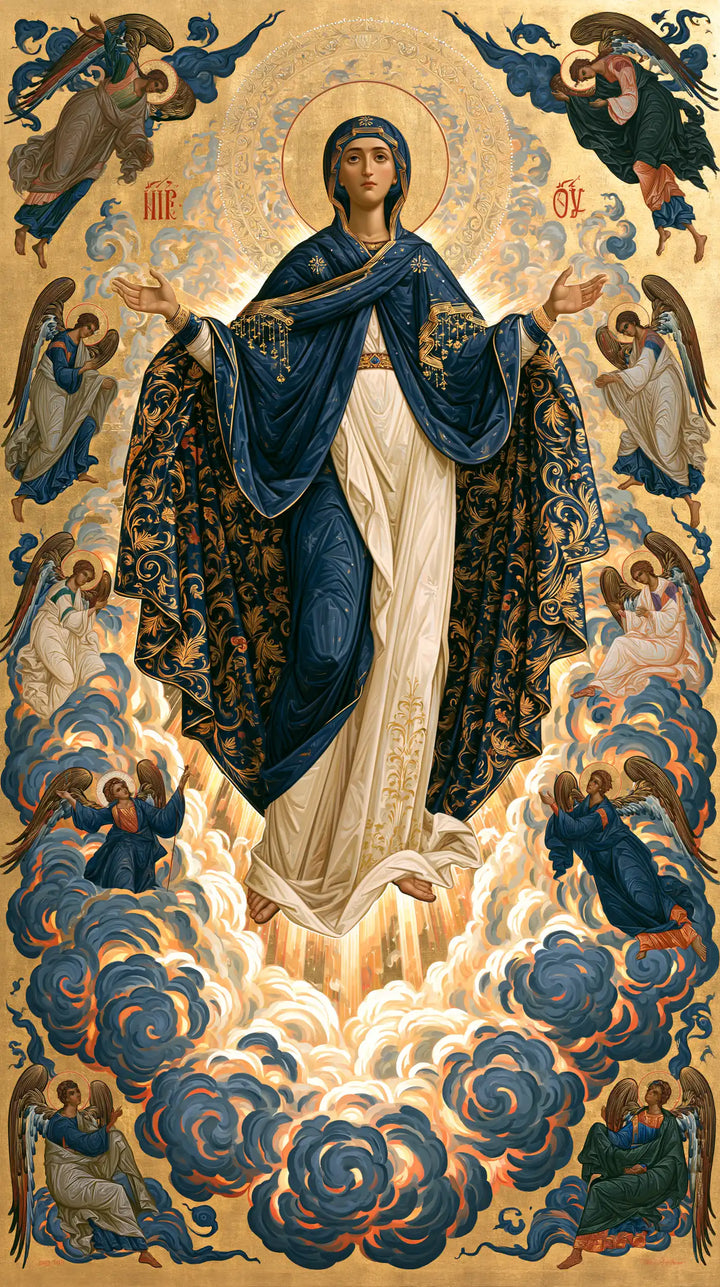 The Assumption of Mary - Contemporary Byzantine · Portrait n° 6