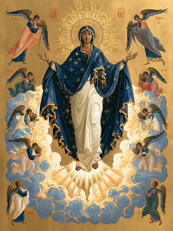 The Assumption of Mary - Contemporary Byzantine · Portrait n° 13