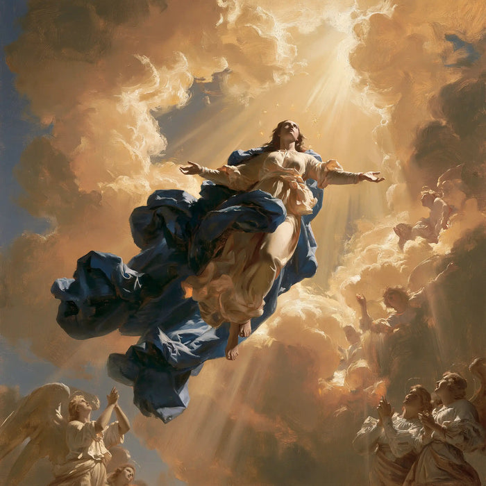 The Assumption of Mary — Flight in the Current of Light
