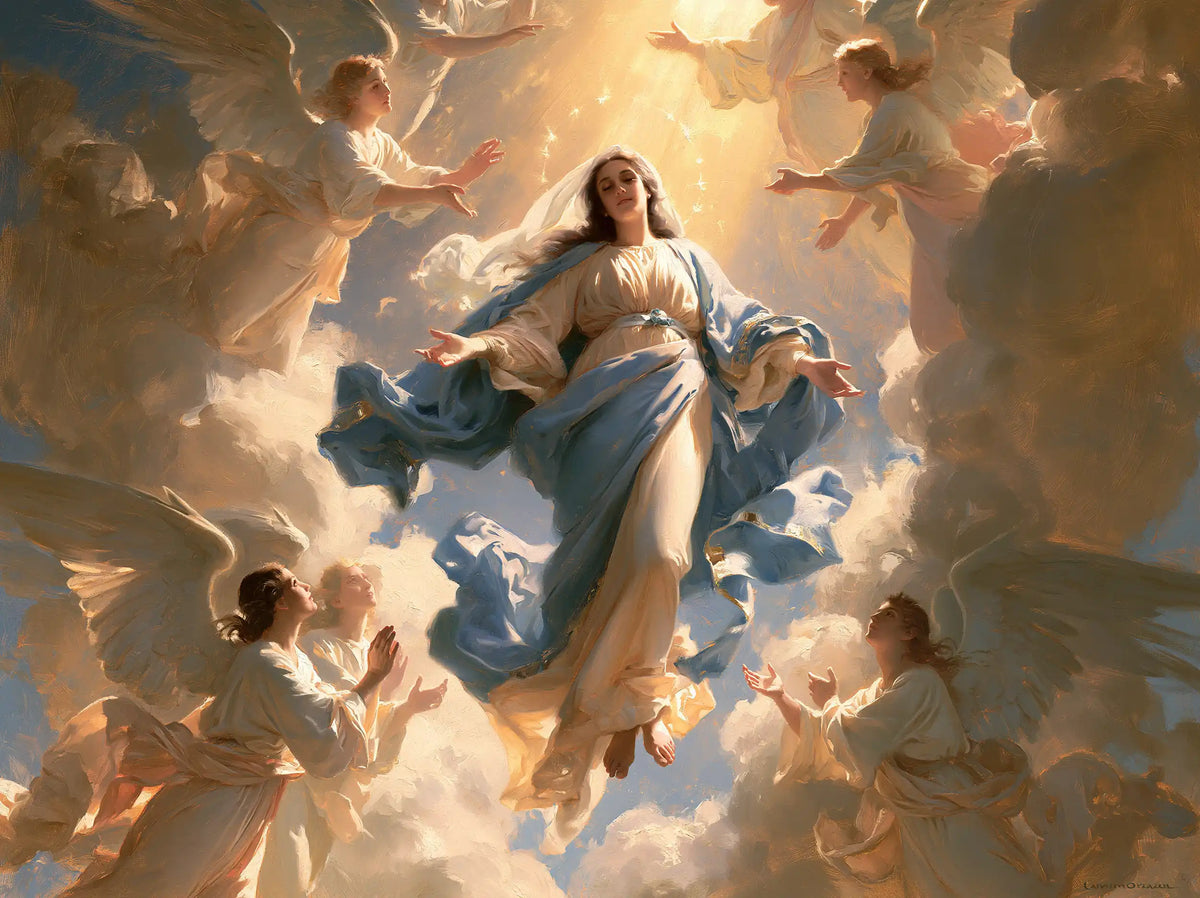 The Assumption of Mary - Mary Welcomed into Heaven · Landscape n° 3