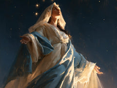 The Assumption of Mary — The Profile Beneath Midnight Stars