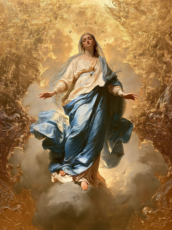 The Assumption of Mary — A Breath Across Ancient Gold