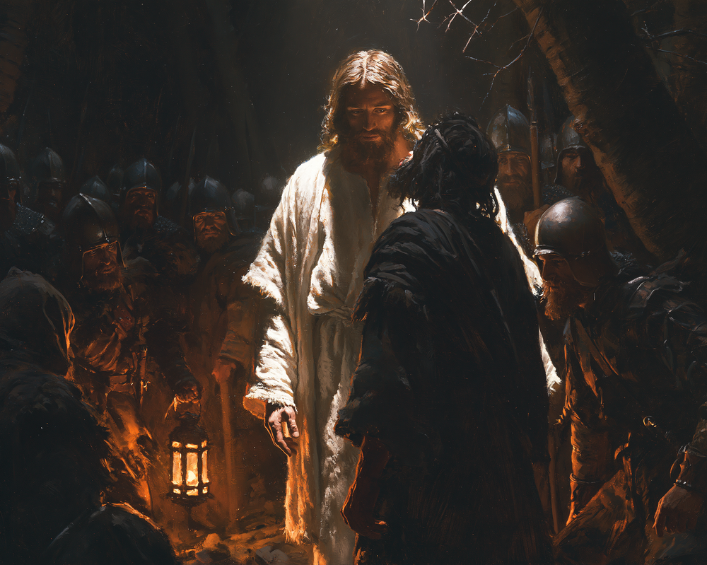 A Traição de Judas - Luz Divina · Paisagem n° 3 - Arte cristã