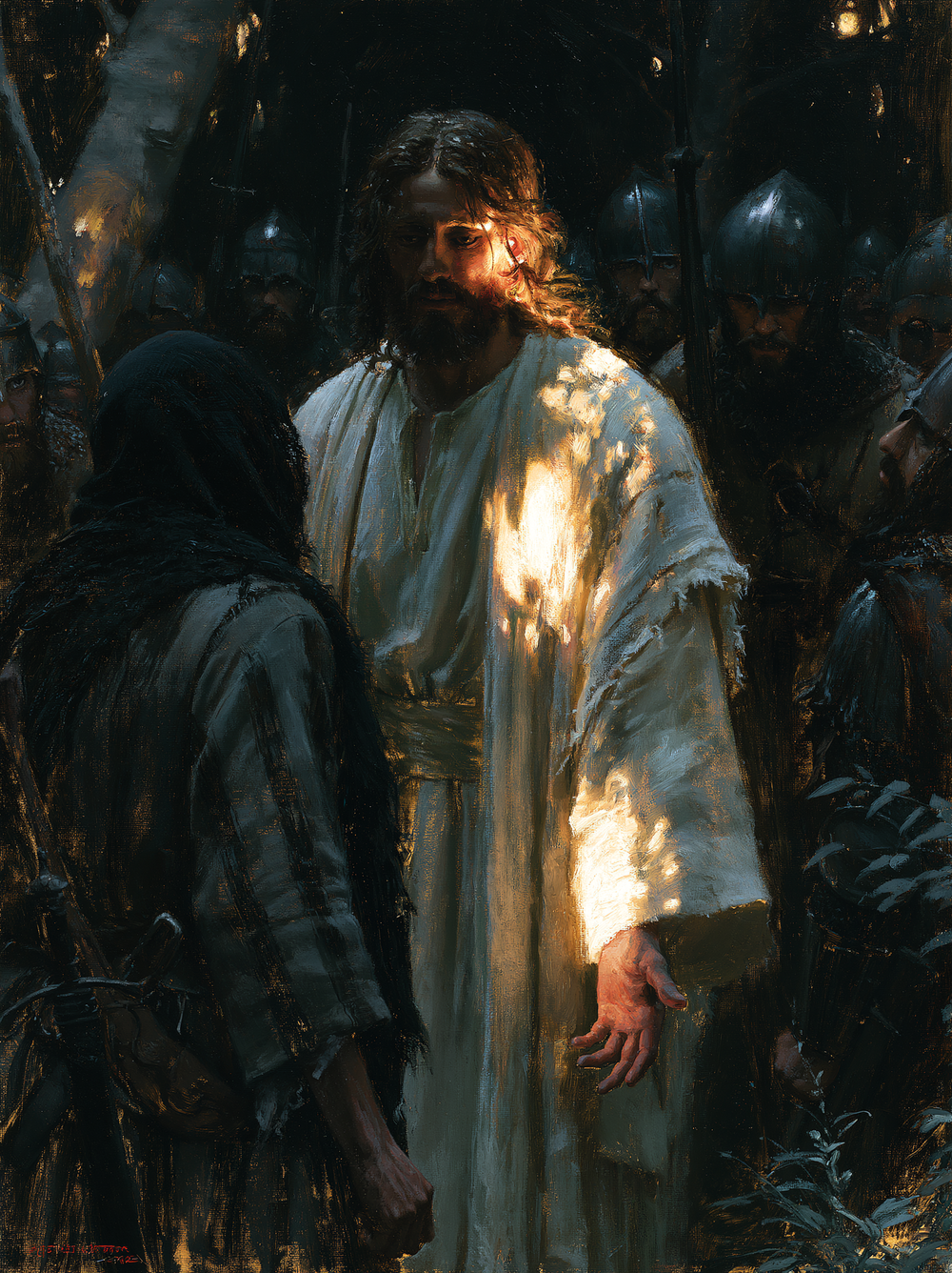 A Traição de Judas - Luz Divina · Retrato n° 3 - Arte cristã