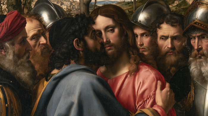 A Traição de Judas - Renascimento Florentino · Paisagem n° 6