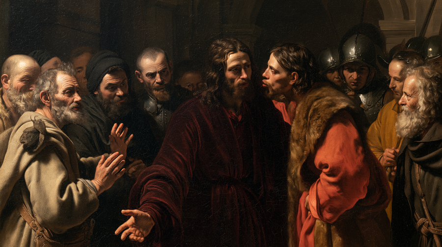 A Traição de Judas - Vermelho do sacrifício · Paisagem n° 5