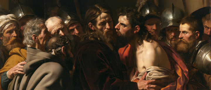 A Traição de Judas - Vermelho do sacrifício · Paisagem n° 6