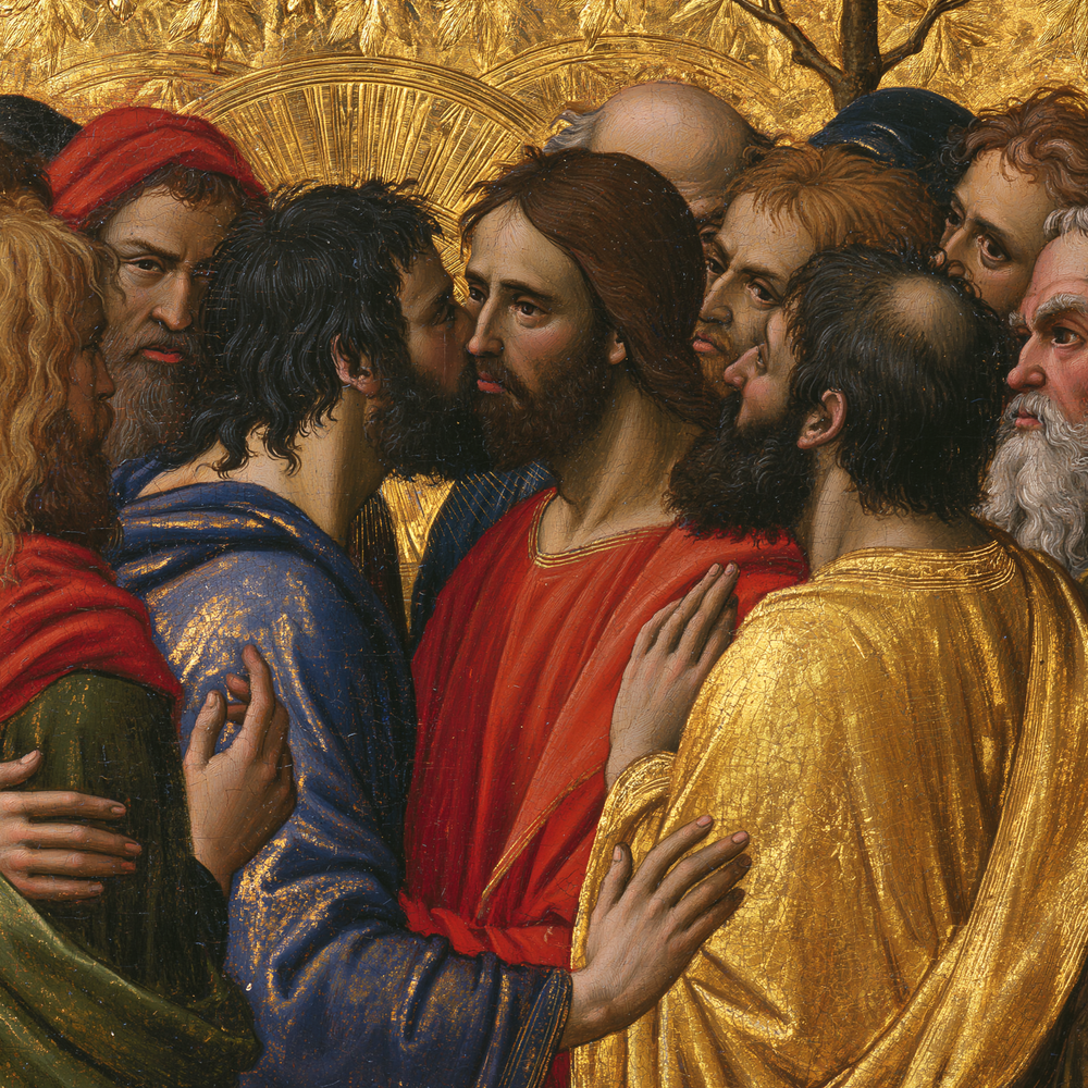 A Traição de Judas - Sagrado dourado · Quadrado n° 1 - Arte cristã