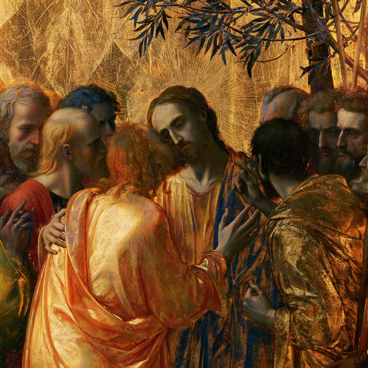 A Traição de Judas - Sagrado dourado · Quadrado n° 2 - Arte cristã