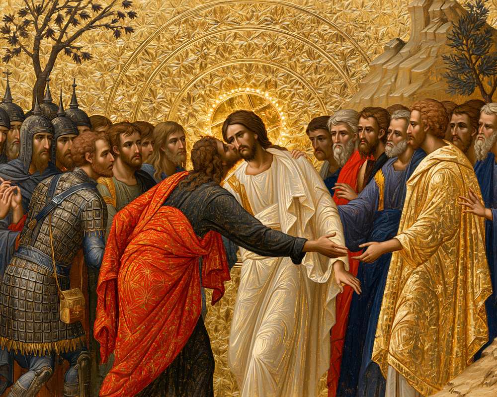 A Traição de Judas - Sagrado Dourado · Paisagem n° 2 - Arte cristã