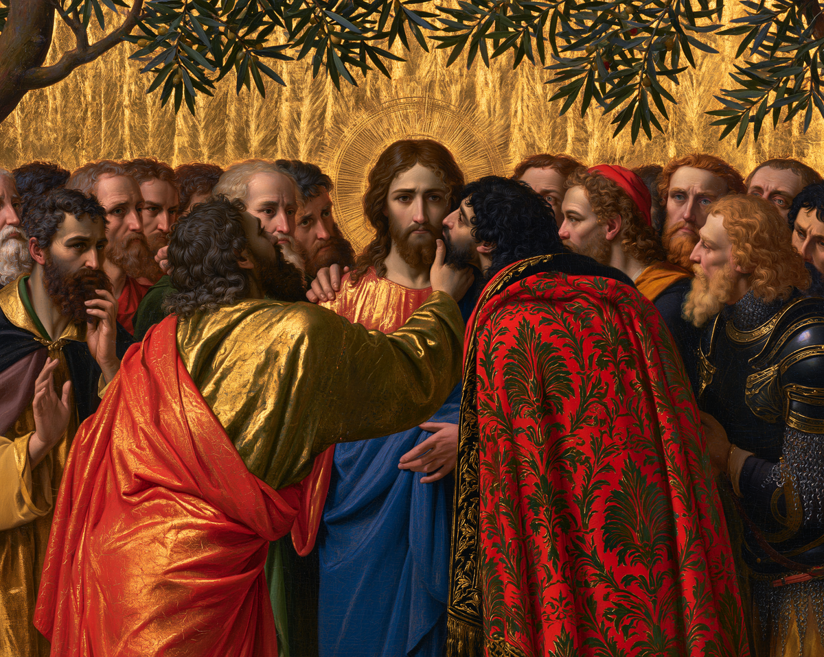 A Traição de Judas - Sagrado Dourado · Paisagem n° 3 - Arte cristã
