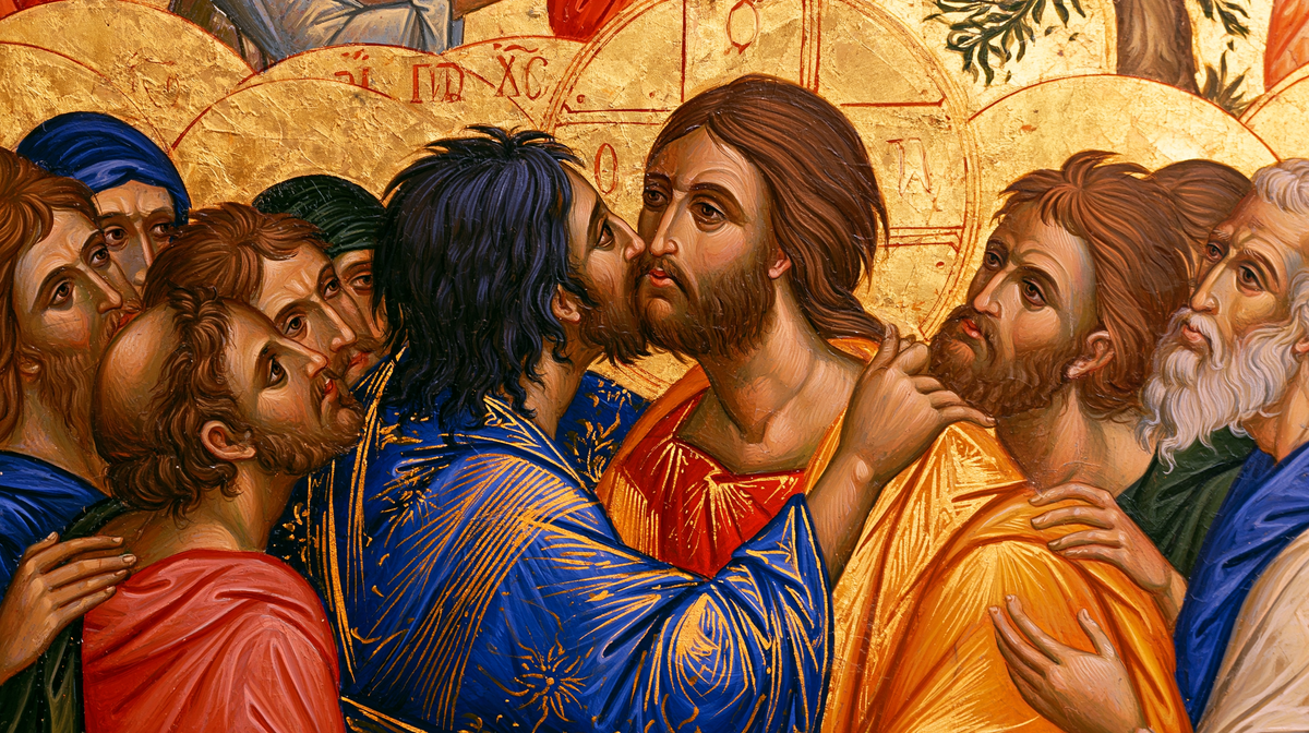 A Traição de Judas - Sagrado Dourado · Paisagem n° 7 - Arte cristã