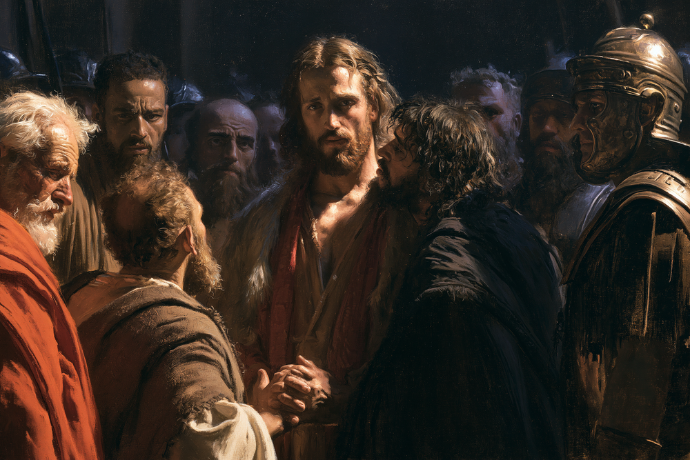 A Traição de Judas - Silêncio Sagrado · Paisagem n° 4 - Arte cristã