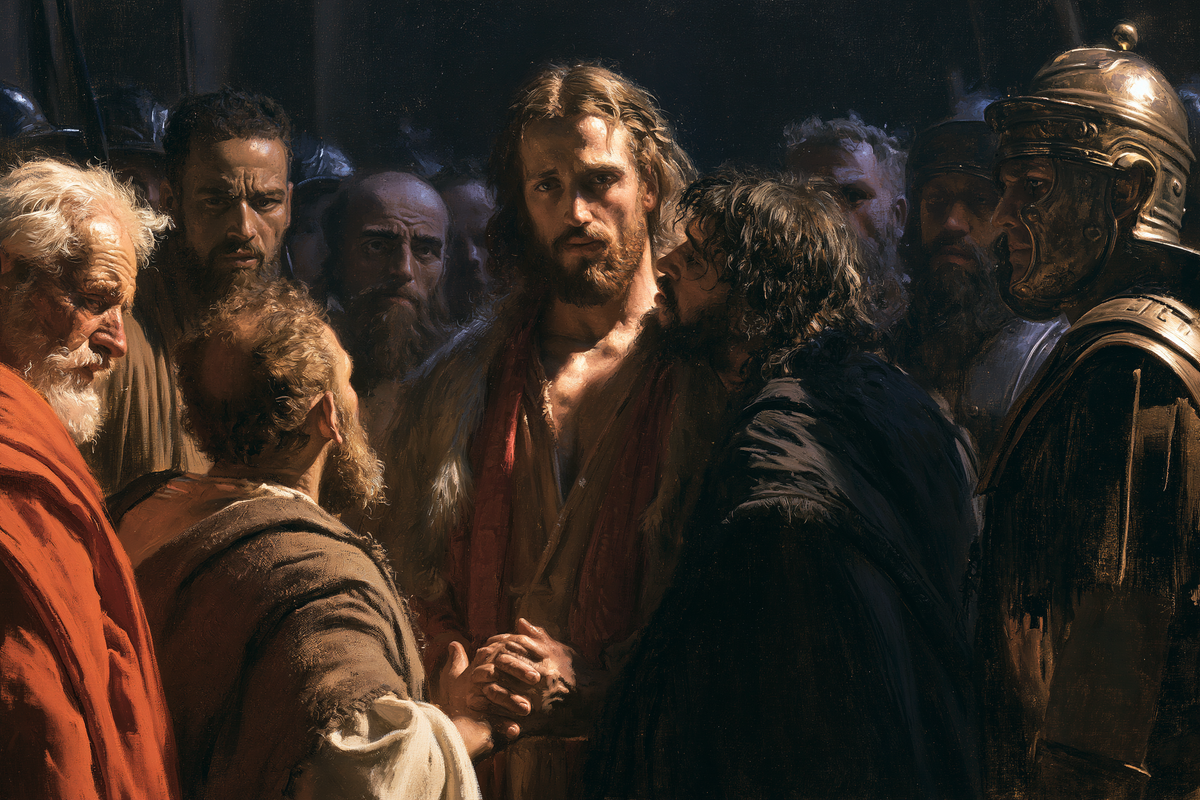 A Traição de Judas - Silêncio Sagrado · Paisagem n° 4 - Arte cristã