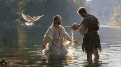 The Baptism of Jesus – Symbolist · Kneeling in the Jordan · Landscape no. 11