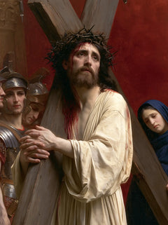 Christ Carrying the Cross — The Uphill Path toward Calvary