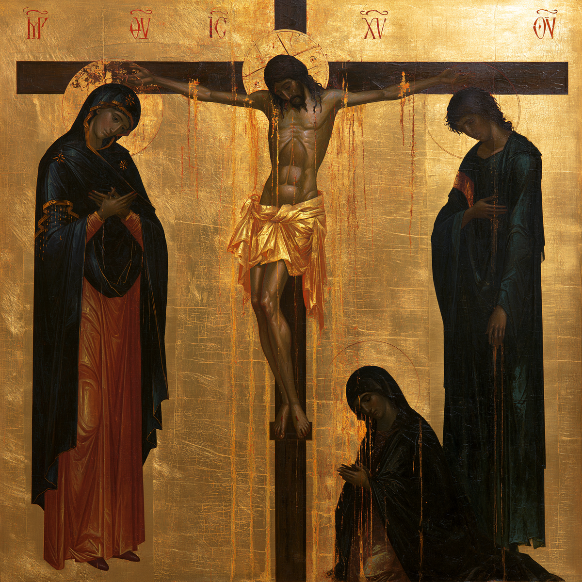 The Crucifixion - Contemporary Byzantine · Square n° 1