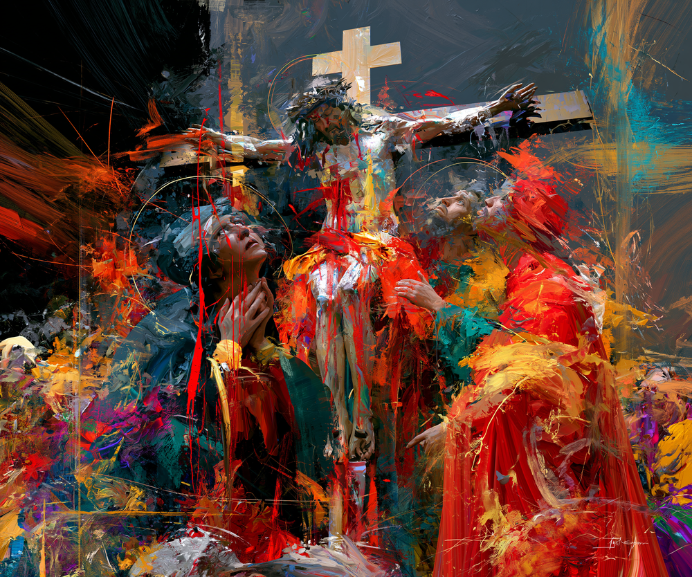 A Crucificação - Expressionista · Paisagem n° 7 - Arte cristã