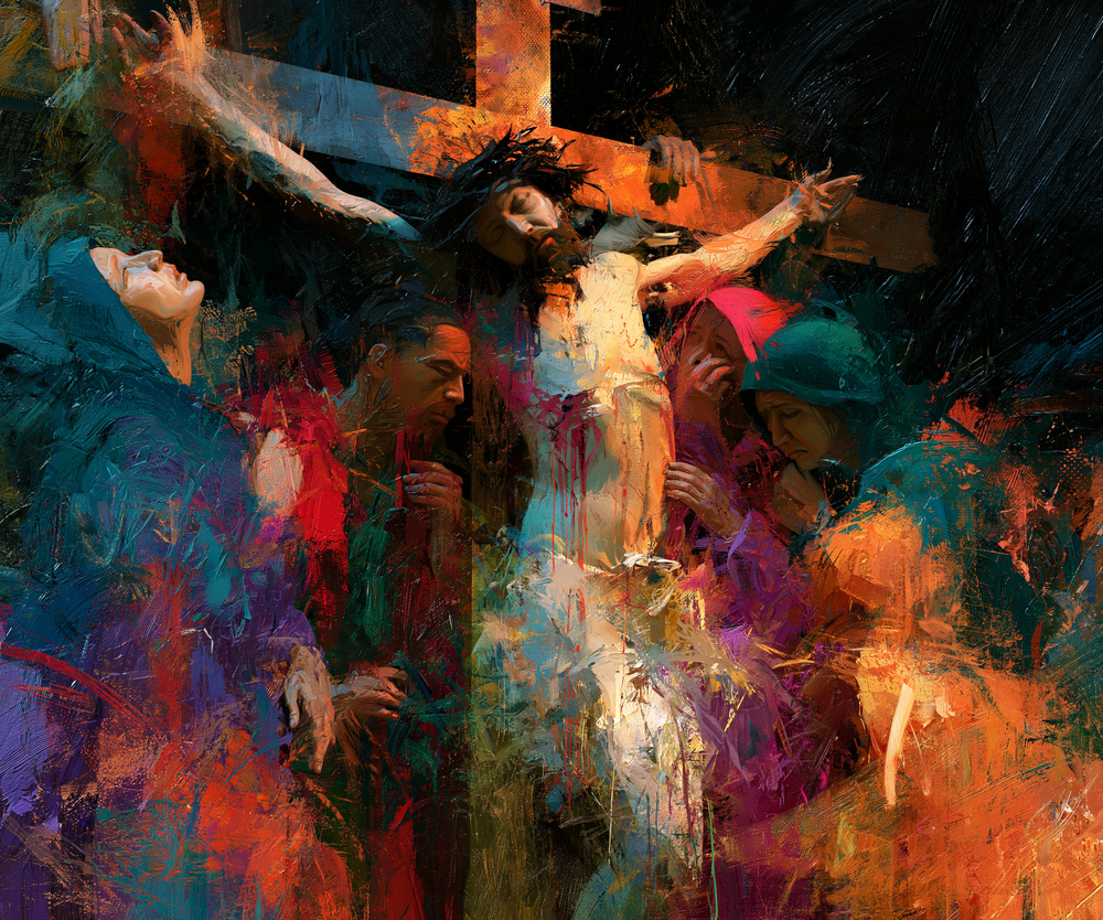 A Crucificação - Expressionista · Paisagem n° 8 - Arte cristã