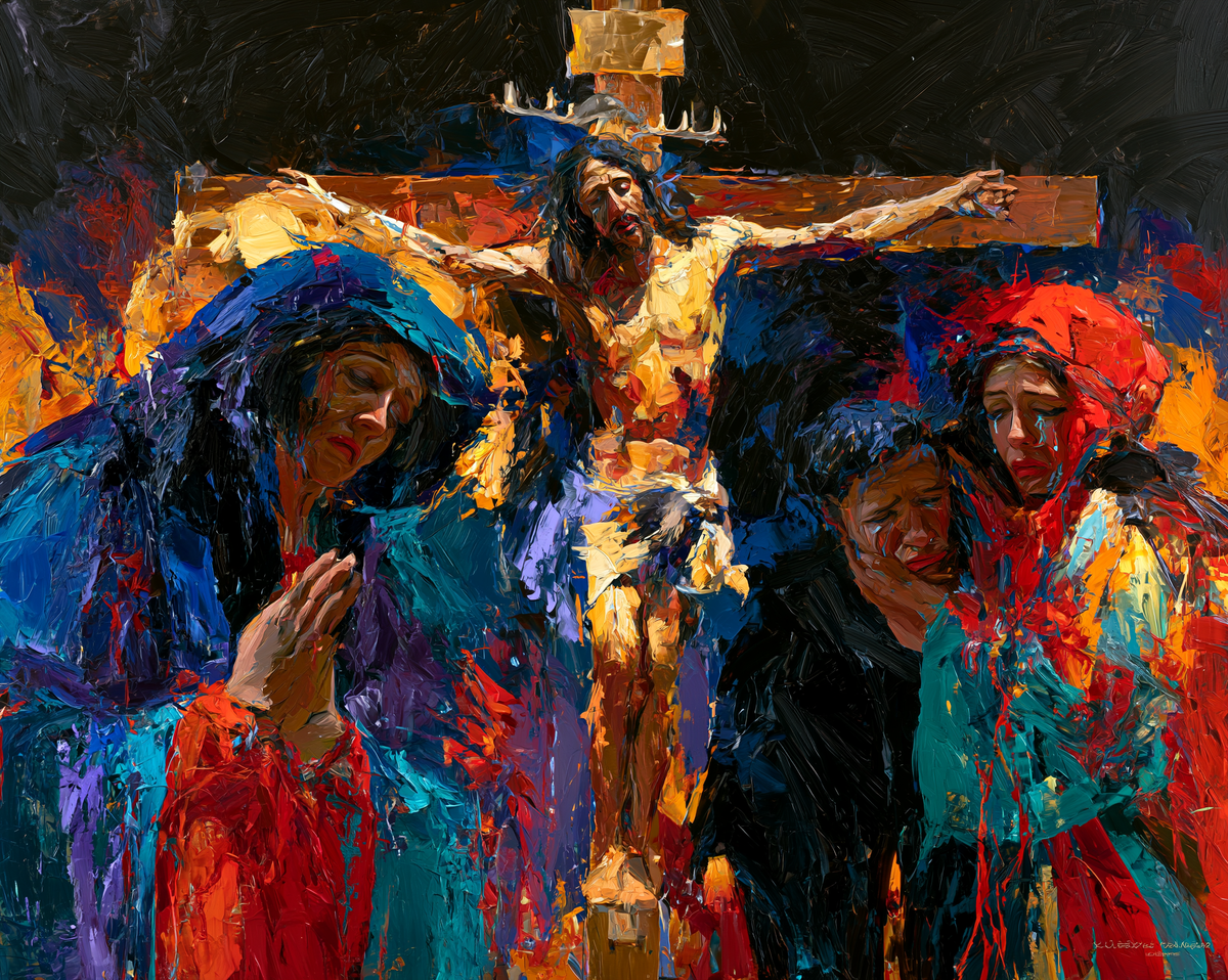 A Crucificação - Expressionista · Paisagem n° 10 - Arte cristã