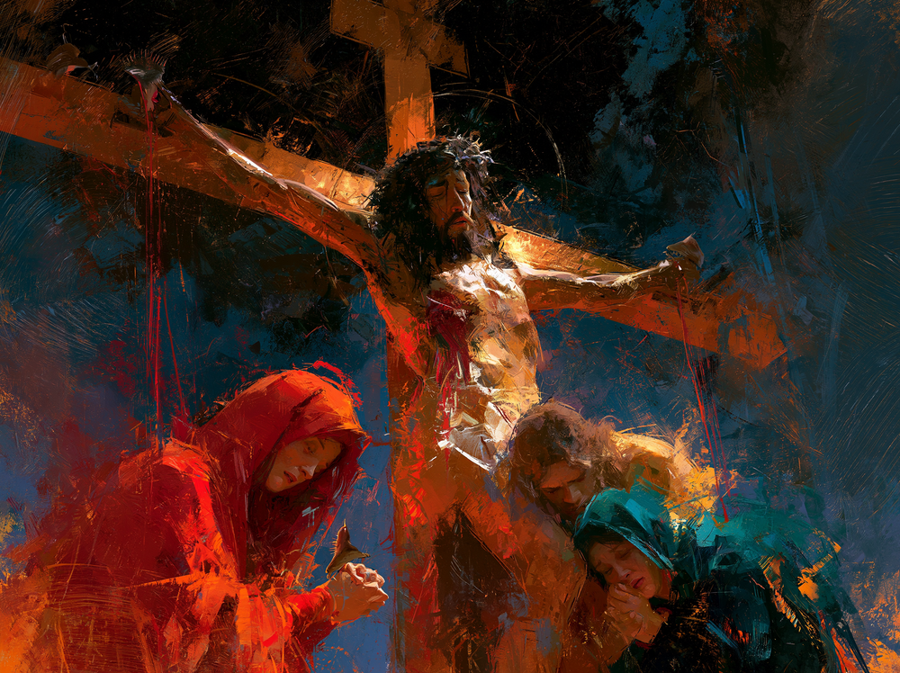 A Crucificação - Expressionista · Paisagem n° 14 - Arte cristã