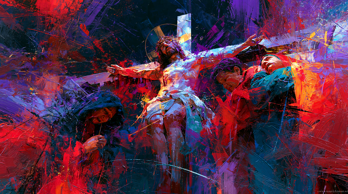 A Crucificação - Expressionista · Paisagem n° 22 - Arte cristã