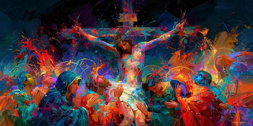 A Crucificação - Expressionista · Paisagem n° 26 - Arte cristã