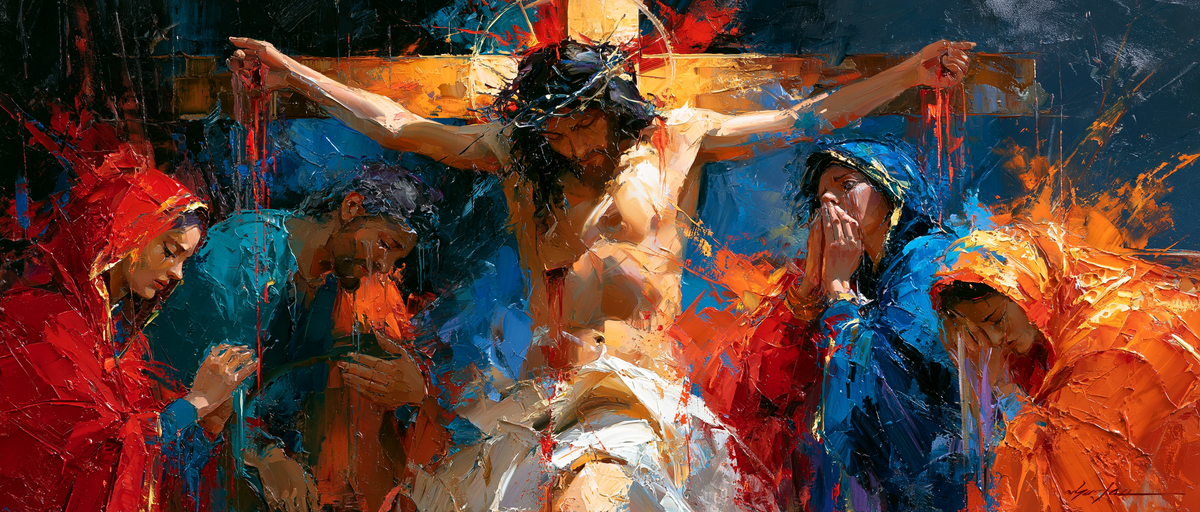 A Crucificação - Expressionista · Paisagem n° 28 - Arte cristã