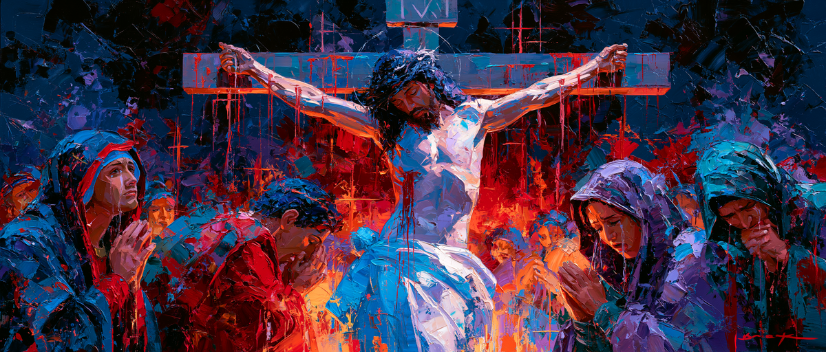 A Crucificação - Expressionista · Paisagem n° 30 - Arte cristã