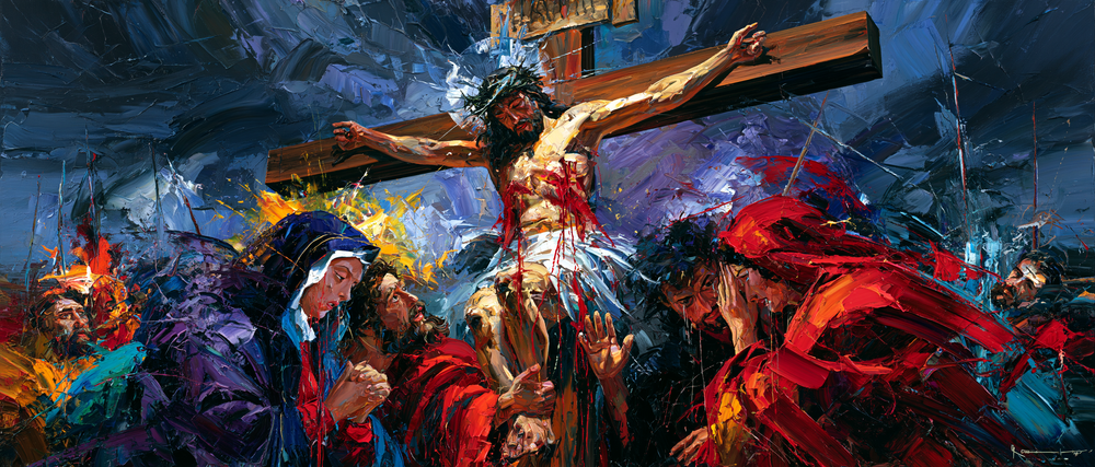 A Crucificação - Expressionista · Paisagem n° 31 - Arte cristã