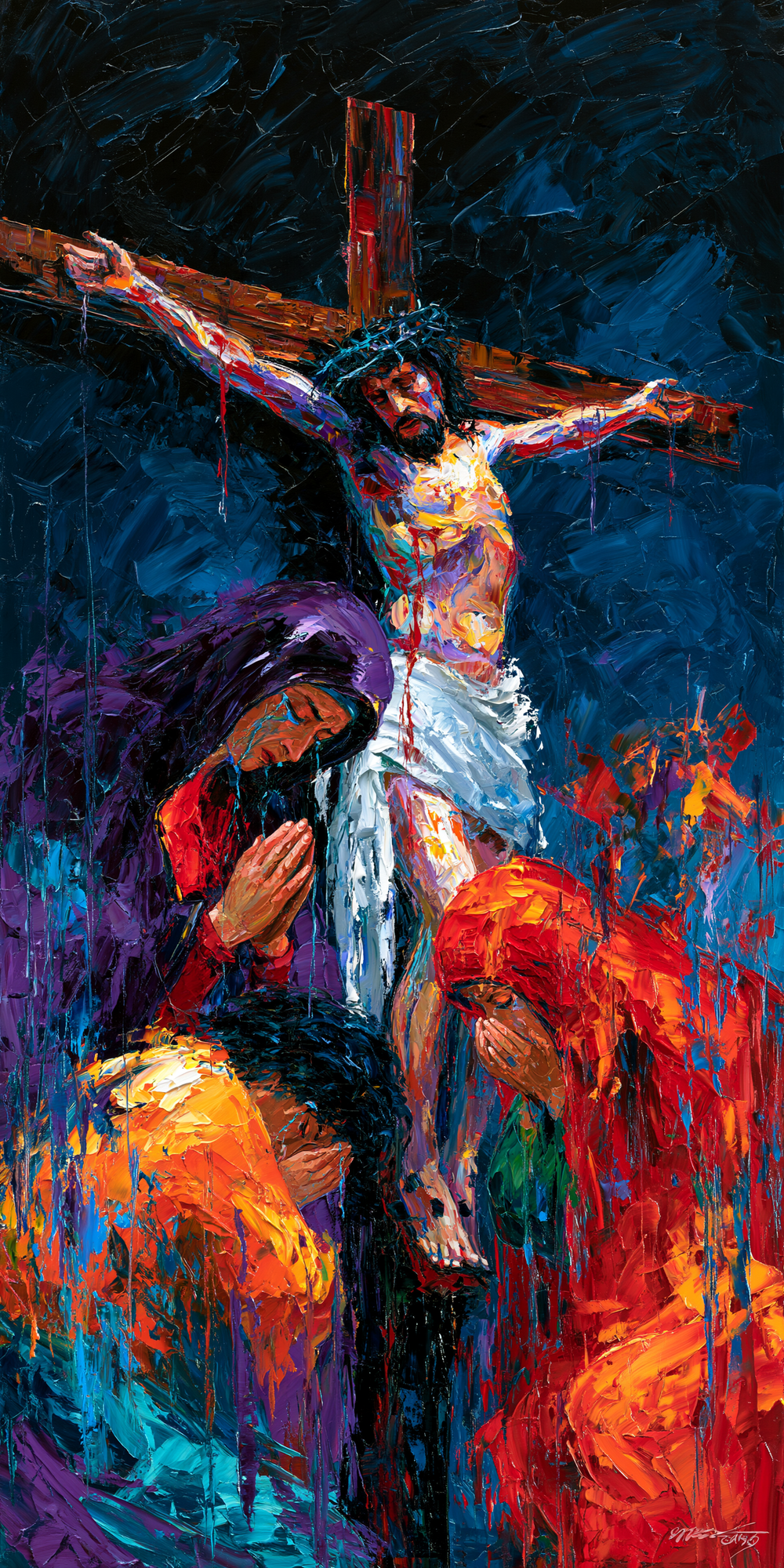A Crucificação - Expressionista · Retrato n° 2 - Arte cristã