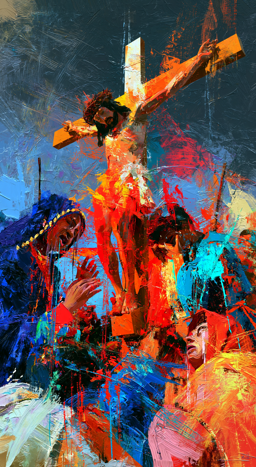 A Crucificação - Expressionista · Retrato n° 5 - Arte cristã