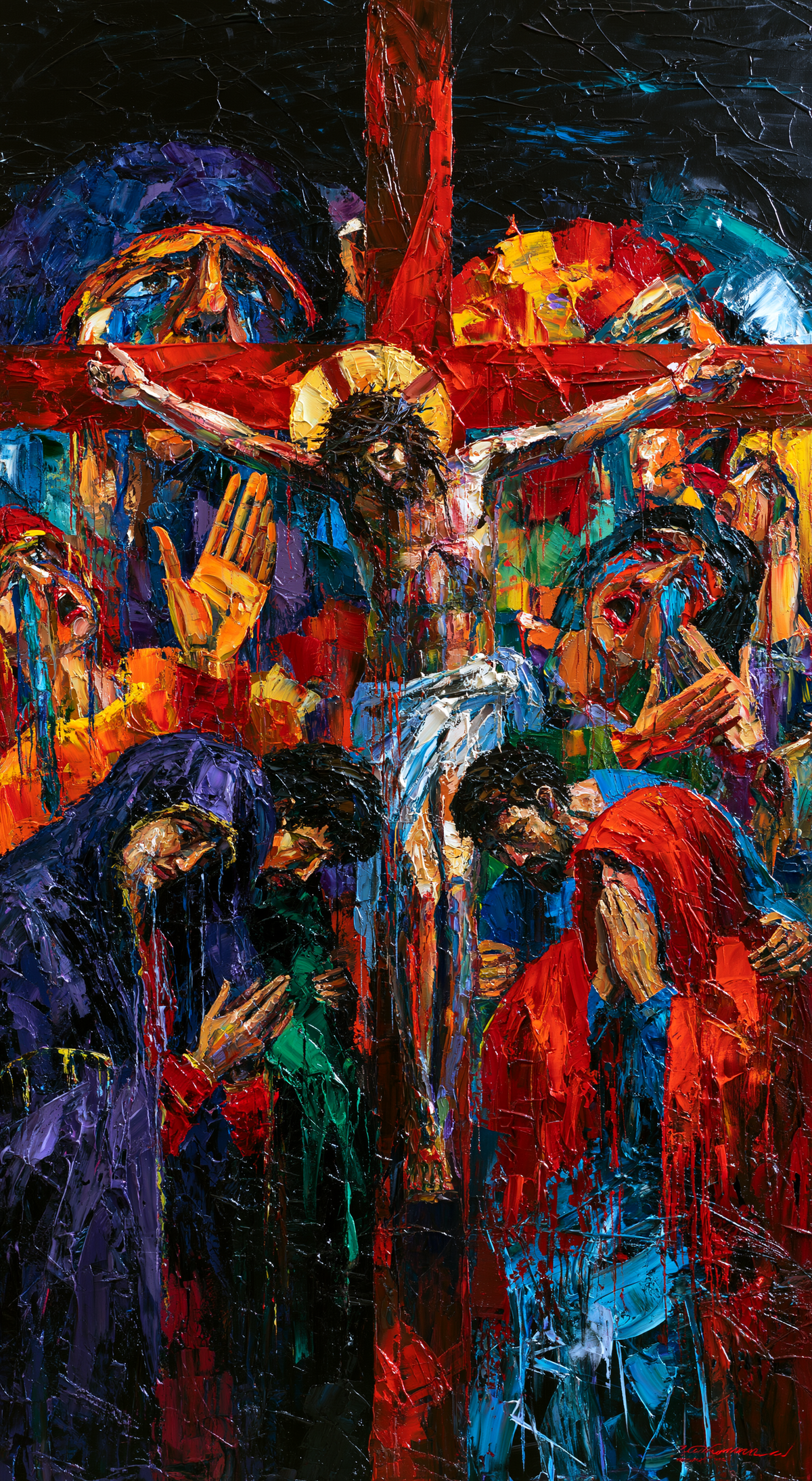 A Crucificação - Expressionista · Retrato n° 6 - Arte cristã