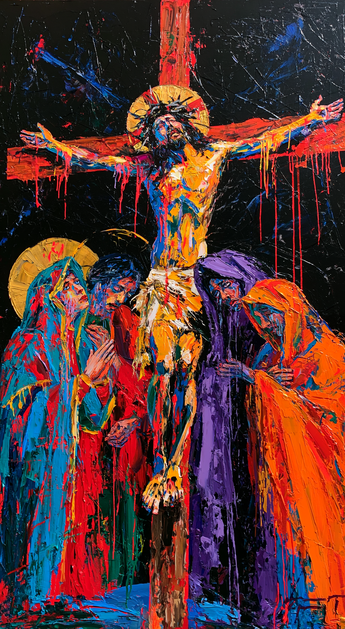 A Crucificação - Expressionista · Retrato n° 7 - Arte cristã