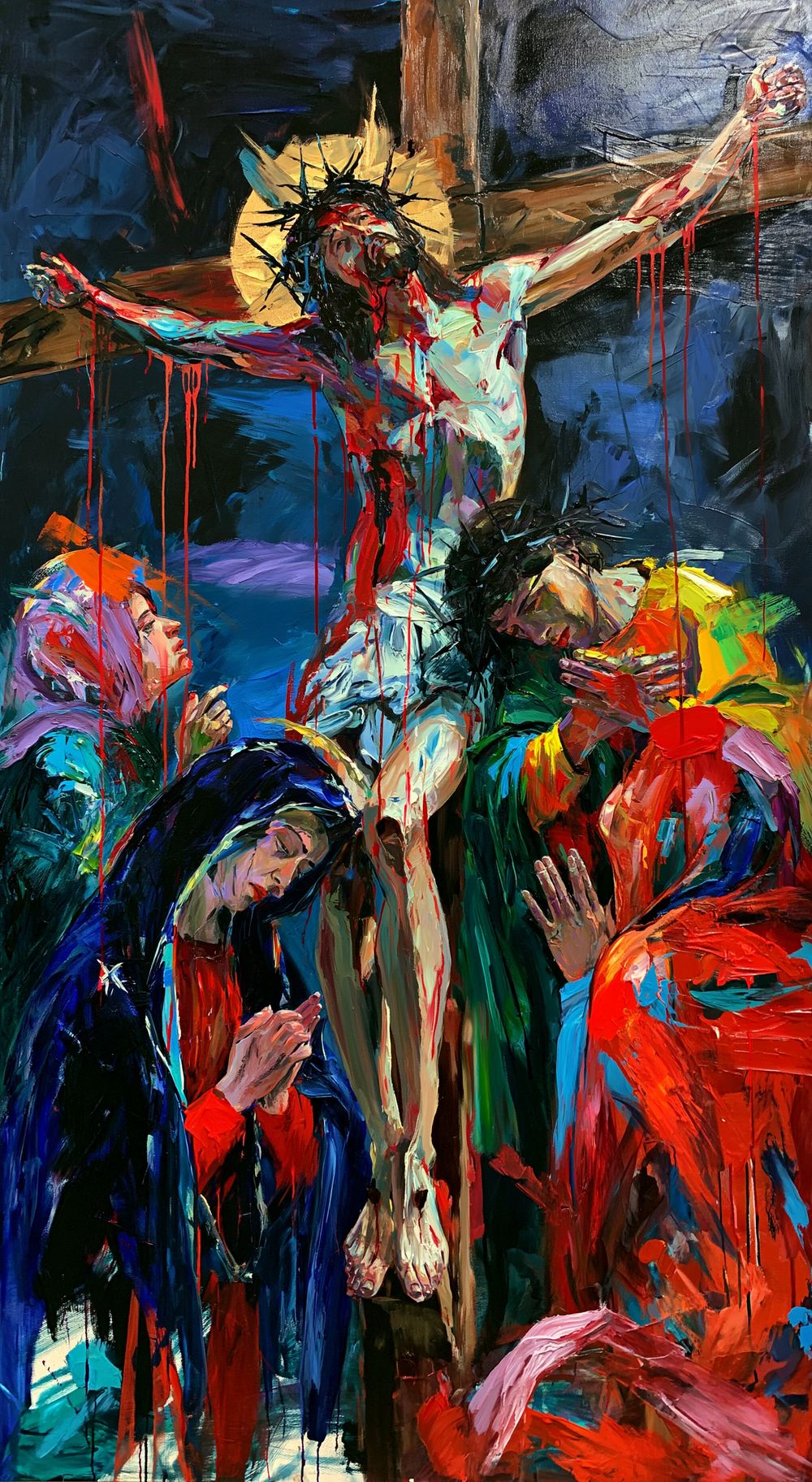 A Crucificação - Expressionista · Retrato n° 8 - Arte cristã