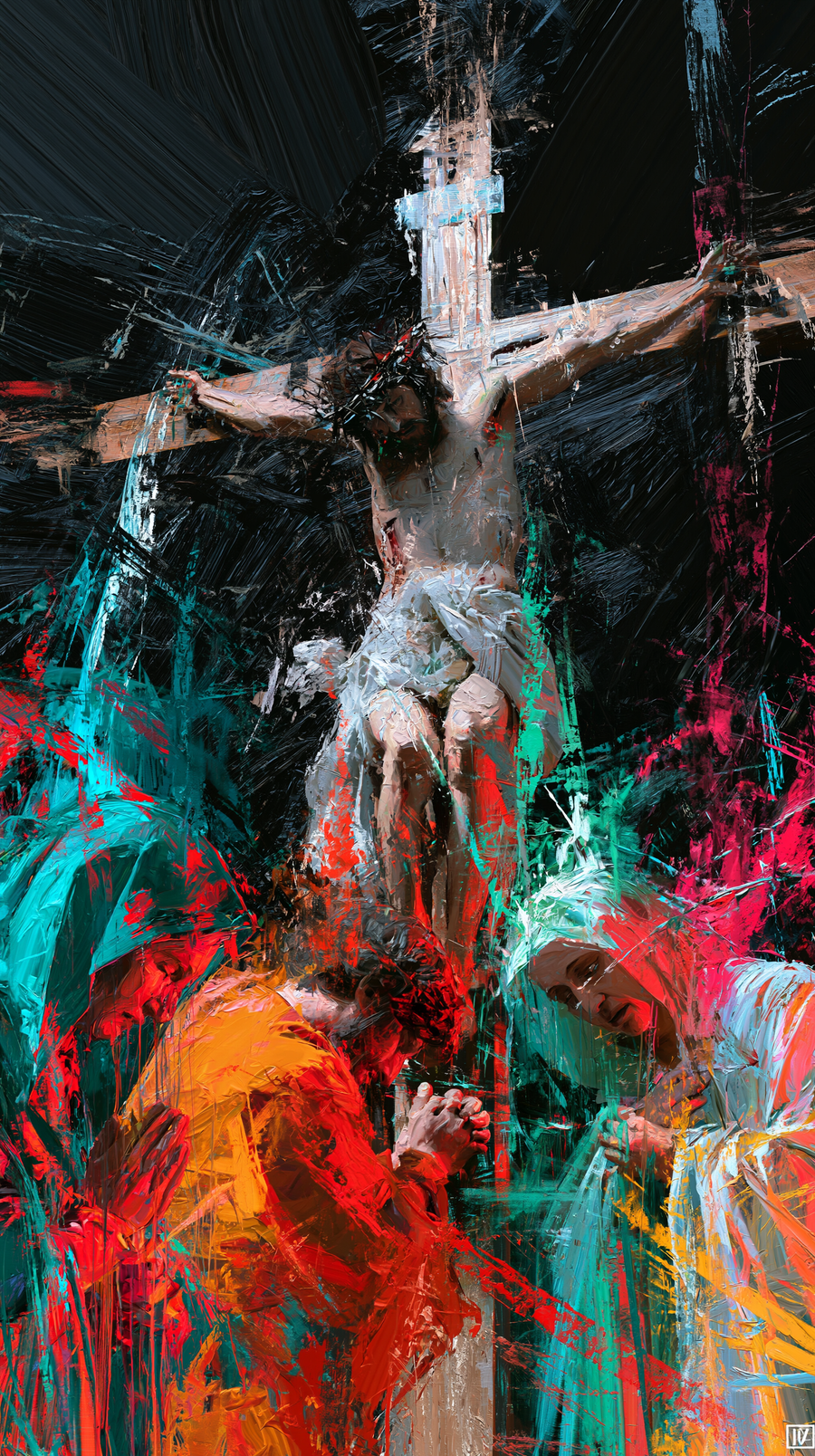 A Crucificação - Expressionista · Retrato n° 10