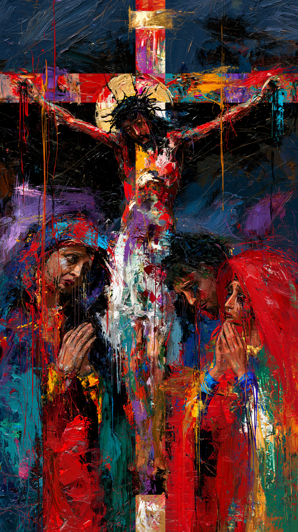 A Crucificação - Expressionista · Retrato n° 11 - Arte cristã