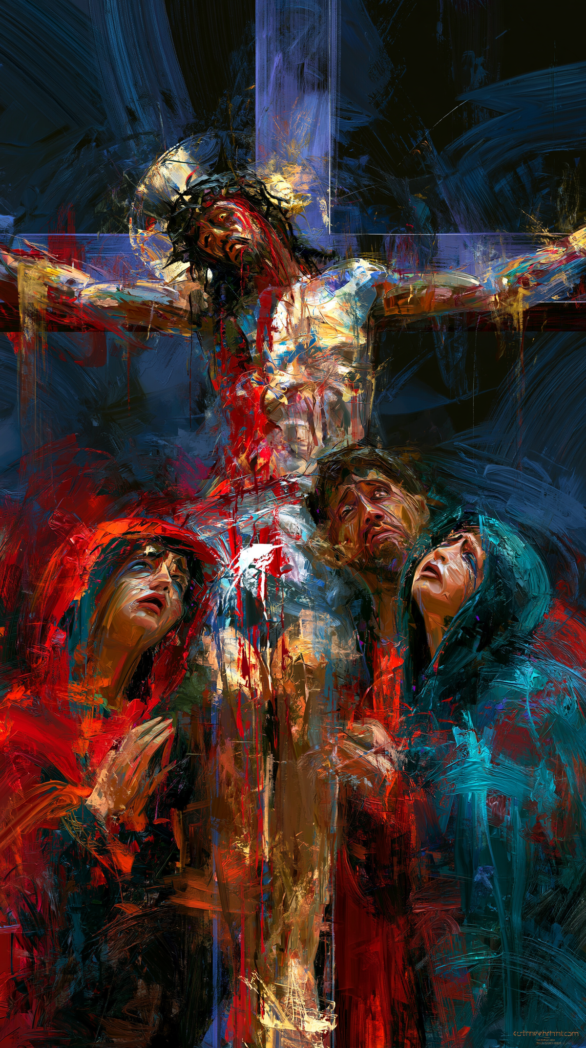 A Crucificação - Expressionista · Retrato n° 12 - Arte cristã